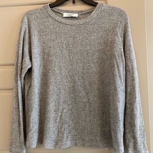 Carly Jean Los Angeles Grey Sweater